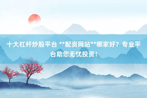 十大杠杆炒股平台 **配资网站**哪家好？专业平台助您无忧投资！
